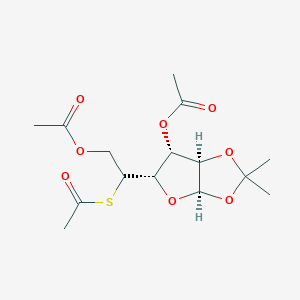 3,6-Di-O-acetyl-5-S-acetyl-5-deoxy-1,2-O-isopropylidene-a-D-glucofuranoseͼƬ