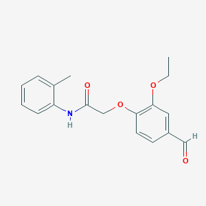 2-(2-Ethoxy-4-formylphenoxy)-N-(o-tolyl)acetamideͼƬ