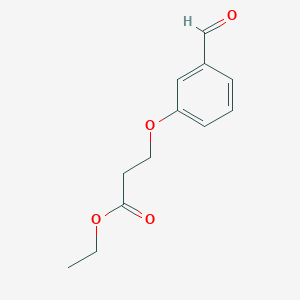 Ethyl 3-(3-formylphenoxy)propanoateͼƬ