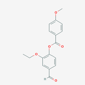 2-ethoxy-4-formylphenyl 4-methoxybenzoateͼƬ
