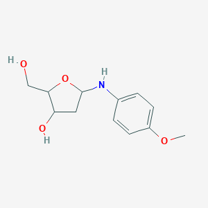 2-Deoxy-N-(4-methoxyphenyl)pentofuranosyl-amineͼƬ