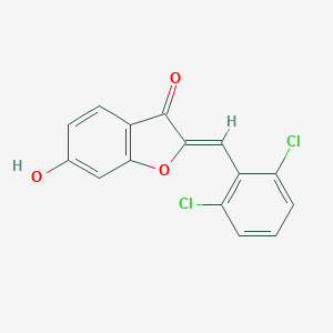 (2Z)-2-[(2,6-dichlorophenyl)methylidene]-6-hydroxy-2,3-dihydro-1-benzofuran-3-oneͼƬ
