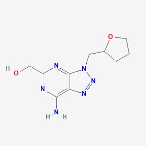 (7-Amino-3-((tetrahydrofuran-2-yl)methyl)-3H-[1,2,3]triazolo[4,5-d]pyrimidin-5-yl)methanolͼƬ