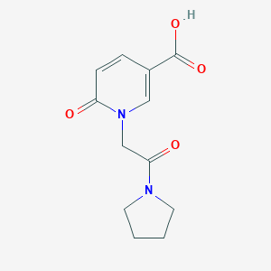 6-Oxo-1-(2-oxo-2-pyrrolidin-1-yl-ethyl)-1,6-dihydro-pyridine-3-carboxylic acidͼƬ