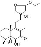 15,16-Epoxy-15-ethoxy-6,13-dihydroxylabd-8-en-7-oneͼƬ