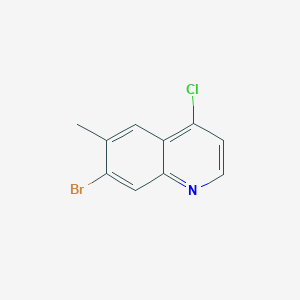 7-Bromo-4-chloro-6-methylquinoline图片