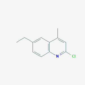 2-氯-6-乙基-4-甲基喹啉图片