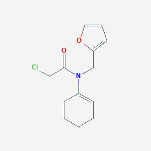 2-Chloro-N-(cyclohex-1-en-1-yl)-N-(furan-2-ylmethyl)acetamideͼƬ