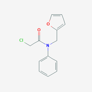 2-Chloro-N-(furan-2-ylmethyl)-N-phenylacetamideͼƬ