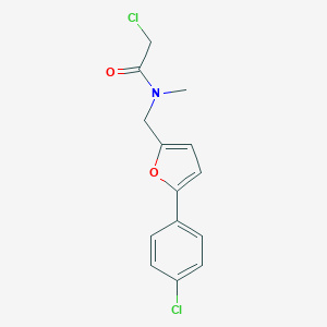 2-Chloro-N-{[5-(4-Chlorophenyl)Furan-2-Yl]Methyl}-N-MethylacetamideͼƬ