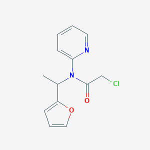 2-Chloro-N-[1-(Furan-2-Yl)Ethyl]-N-(Pyridin-2-Yl)AcetamideͼƬ