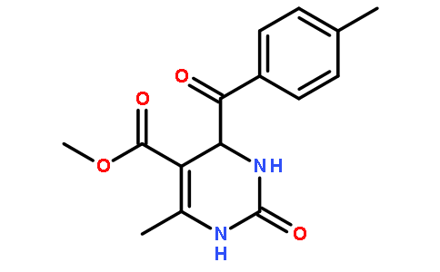 Methyl 6-methyl-4-(4-methylbenzoyl)-2-oxo-1,2,3,4-tetrahydropyrimidine-5-carboxylateͼƬ