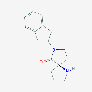 (R)-7-(2,3-Dihydro-1H-inden-2-yl)-1,7-diazaspiro[4,4]nonan-6-oneͼƬ