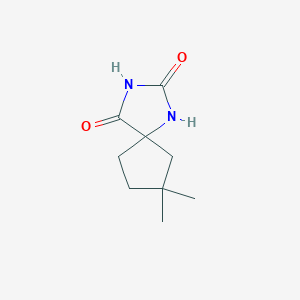 7,7-dimethyl-1,3-diazaspiro[4,4]nonane-2,4-dioneͼƬ