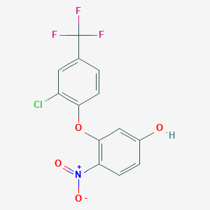 3-[2-Chloro-4-(trifluoromethyl)phenoxy]-4-nitrophenolͼƬ