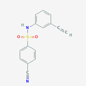 4-Cyano-N-(3-ethynylphenyl)benzene-1-sulfonamideͼƬ