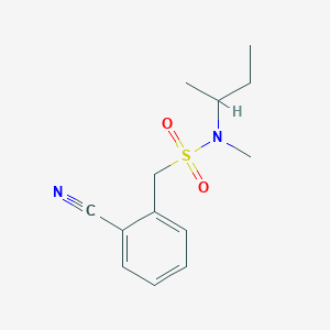 N-(Butan-2-yl)-1-(2-cyanophenyl)-N-methylmethanesulfonamideͼƬ