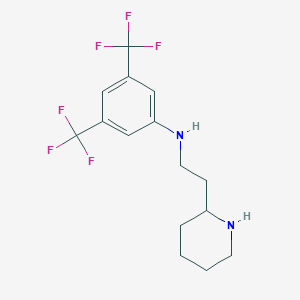 N1-[2-(2-Piperidyl)ethyl]-3,5-di(trifluoromethyl)anilineͼƬ