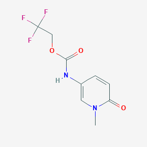 2,2,2-trifluoroethyl N-(1-methyl-6-oxo-1,6-dihydropyridin-3-yl)carbamateͼƬ