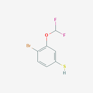 4-Bromo-3-(difluoromethoxy)thiophenolͼƬ