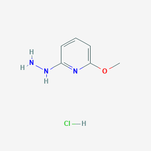 1-(6-Methoxypyridin-2-yl)hydrazine HydrochlorideͼƬ