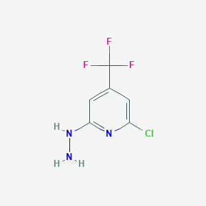 (6-Chloro-4-(trifluoromethyl)pyridin-2-yl)hydrazineͼƬ