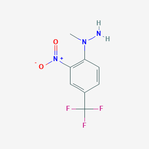 1-Methyl-1-[2-nitro-4-(trifluoromethyl)phenyl]hydrazineͼƬ