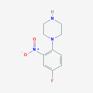 1-(4-Fluoro-2-nitrophenyl)piperazineͼƬ