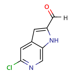 5-chloro-1H-pyrrolo[2,3-c]pyridine-2-carbaldehyde图片