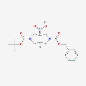 cis-2-boc-5-cbz-6a-h-hexahydro-pyrrolo[3,4-c]pyrrole-3a-carboxylicacidͼƬ