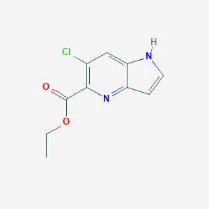 ethyl6-chloro-1H-pyrrolo[3,2-b]pyridine-5-carboxylate图片