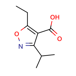 5-ethyl-3-(propan-2-yl)-1,2-oxazole-4-carboxylicacidͼƬ