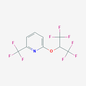 2-(1,1,1,3,3,3-Hexafluoropropan-2-yloxy)-6-(trifluoromethyl)pyridineͼƬ