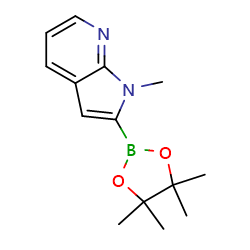 1-methyl-2-(tetramethyl-1,3,2-dioxaborolan-2-yl)-1H-pyrrolo[2,3-b]pyridineͼƬ