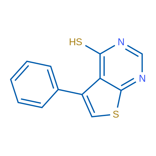 5-Phenyl-thieno[2,3-d]pyrimidine-4-thiolͼƬ