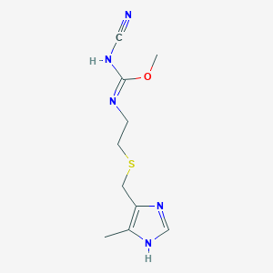 N-Cyano-N'-[2-[[(5-methyl-1H-imidazol-4-yl)methyl]thio]ethyl]-carbamimidic Acid Methyl EsterͼƬ