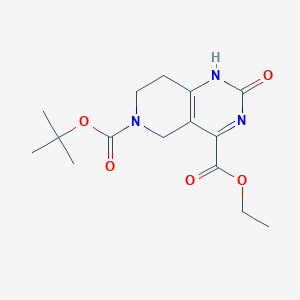 6-tert-butyl 4-ethyl 2-hydroxy-7,8-dihydropyrido[4,3-d]pyrimidine-4,6(5h)-dicarboxylateͼƬ