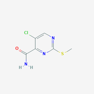 5-chloro-2-(methylsulfanyl)pyrimidine-4-carboxamideͼƬ