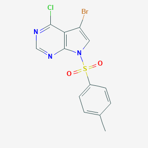 5-Bromo-4-chloro-7-(4-methylbenzenesulfonyl)-7H-pyrrolo[2,3-d]pyrimidineͼƬ