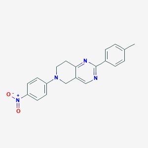 2-(4-Methylphenyl)-6-(4-nitrophenyl)-5,6,7,8-tetrahydropyrido[4,3-d]pyrimidineͼƬ