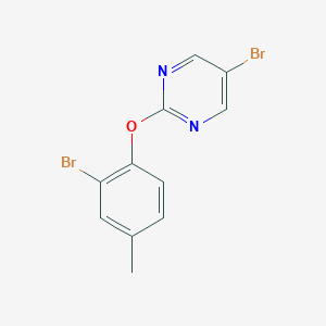 5-Bromo-2-(2-bromo-4-methylphenoxy)pyrimidineͼƬ