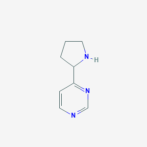 4-Pyrrolidin-2-ylpyrimidine hydrochlorideͼƬ