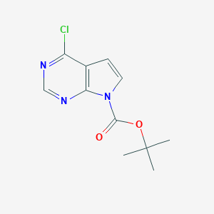 tert-butyl 4-chloro-7H-pyrrolo[2,3-d]pyrimidine-7-carboxylateͼƬ