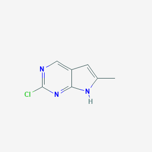 2-Chloro-6-methyl-7H-pyrrolo[2,3-d]pyrimidineͼƬ