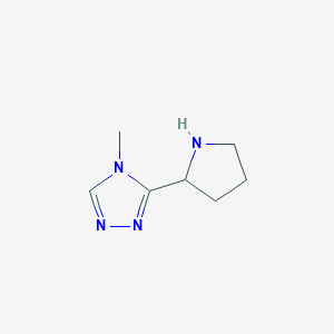 4-Methyl-3-(pyrrolidin-2-yl)-4h-1,2,4-triazoleͼƬ