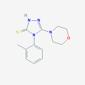 4-(2-Methylphenyl)-5-(morpholin-4-yl)-4H-1,2,4-triazole-3-thiol图片