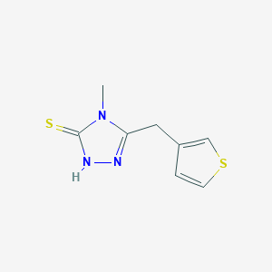 4-Methyl-3-[(thien-3-yl)methyl]-5-thio-4H-1,2,4-triazoleͼƬ