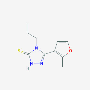 5-(2-methyl-3-furyl)-4-propyl-4H-1,2,4-triazole-3-thiolͼƬ