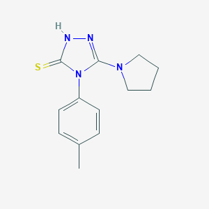 4-(4-Methylphenyl)-5-(pyrrolidin-1-yl)-4H-1,2,4-triazole-3-thiolͼƬ