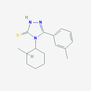 4-(2-Methylcyclohexyl)-5-(3-methylphenyl)-4H-1,2,4-triazole-3-thiolͼƬ